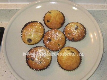 Magdalenas de chocolate Thermomix