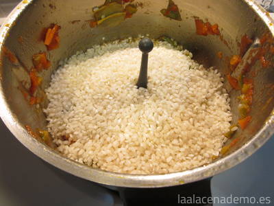 Paso 6: añade el arroz