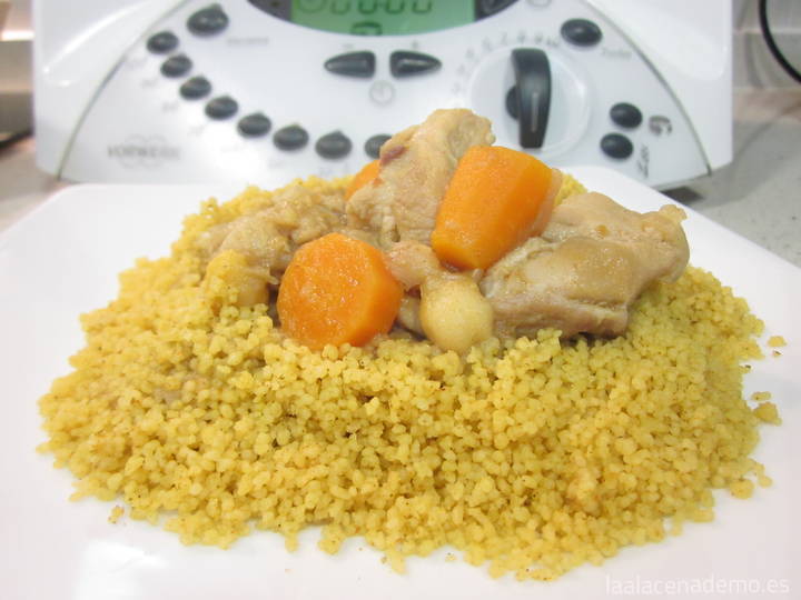 Cuscús marroquí con pollo y verduras