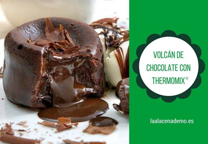 Volcán de chocolate con Thermomix (Coulant)